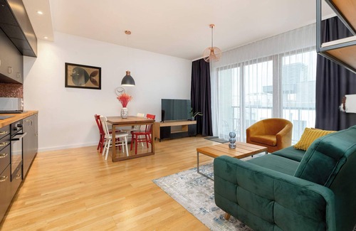 Zaspa Apartment | Hallera 132 | Gdansk | Modern Apartment | Parking | Balcony | SmartTV