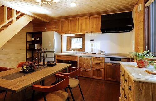 Chino House | HANDS LOG 3LDK with deck up to 5 people Family /Chino Nagano