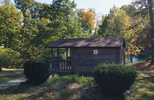 Helmsburg Cabin | "Hank" Camping Cabin #1 | Pet Friendly