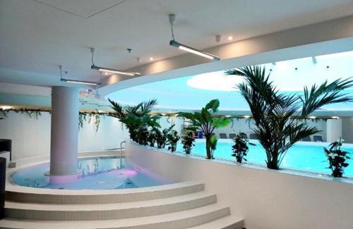 West Pomeranian Voivodeship Apartment | Hanza Tower 2BDR with Sauna & Jacuzzi & Pool
