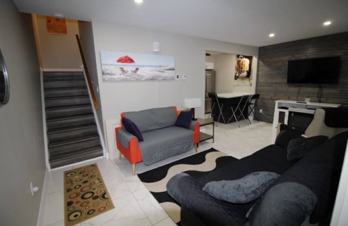 Port Elgin Condo | Harbour Street Retreat, across from Port Elgin's sandy beach on Lake Huron.