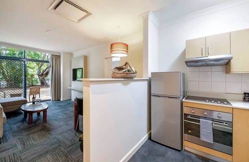 Darwin City Centre Apartment | Harbourside Escape w Pool and Leafy Alfresco Patio