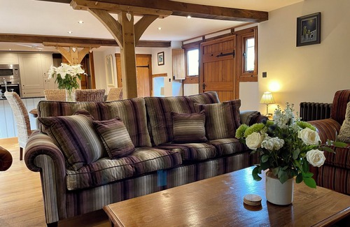 Longtown House | Hatterrall Barn - Luxury Barn Conversion With Hot Tub, Garden and Mountain Views