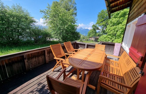 Ubersaxen House | Haus Rheintalblick mit Fantastischem Rundblick