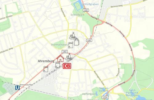 Ahrensburg Apartment | have-a-nice-Stay - nahe Bahnhof - 20 Minuten nach Hamburg - trotzdem ruhig gelegen - 6 Minuten zu Fuß ins Zentrum Ahrensburg - modern eingerichtet