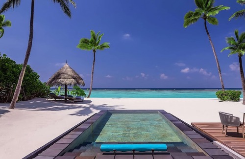 Reethi Rah House | Haven of Relaxation! Balcony w/ Beach View, Private Indoor Spa Tub, Outdoor Pool