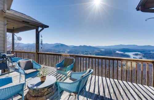 Hayesville House | Hayesville Home with Hot Tub and Mountain Views!