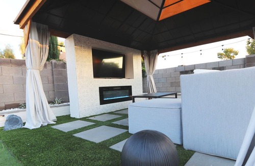 Paradise Valley Village House | Heated Pool & Hot Tub, Peloton Studio, Outdoor Kitchen, and More!