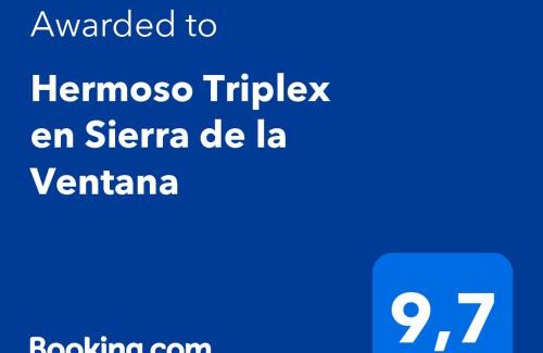 Sierra de la Ventana Apartment | Hermoso Triplex en Sierra de la Ventana