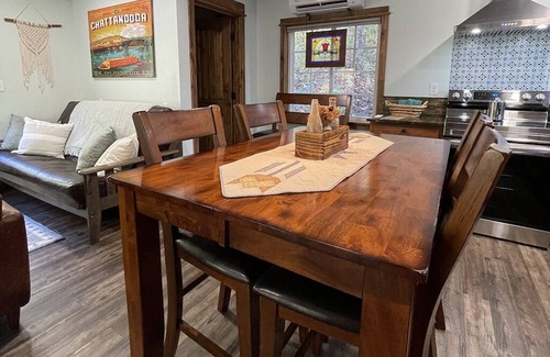 Lupton City Cabin | Hidden Cove Cabin at The Pines: Hand Crafted Charm in Peaceful Wooded Cove