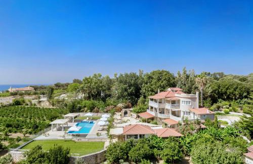 Spartia Villa | Hidden Gem Estate superior luxury villa kefalonia private pool stunning sea & mountain views 5 acres of lush gardens World class accommodation