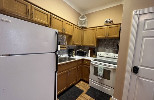 Mammoth Spring Apartment | Hideaway Loft on Historic Main Street in Beautiful Brick Building.