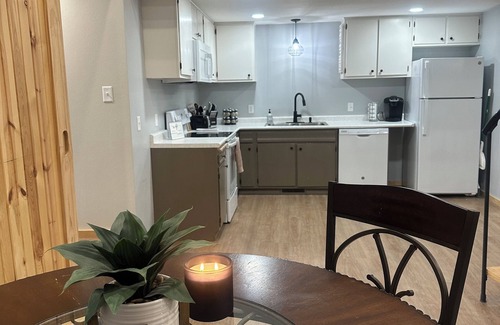 Thief River Falls Condo | hief River Falls Cozy 2 Bdrm Condo: Loft Bedroom, River Views & Train Charm