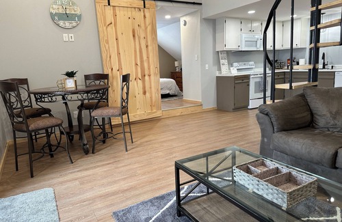 Thief River Falls Condo | hief River Falls Cozy 2 Bdrm Condo: Loft Bedroom, River Views & Train Charm