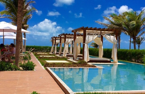 Aquiraz Apartment | High Luxury BEACH PARK - MANDARA - 4 Bedrooms AR/TV - "FOOT IN THE SAND"
