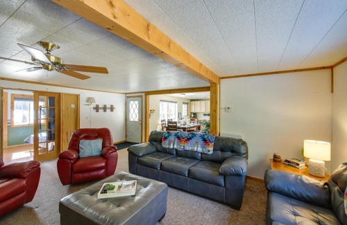 Seeley Lake House | Hike, Bike and Boat Cabin with Dock on Seeley Lake!