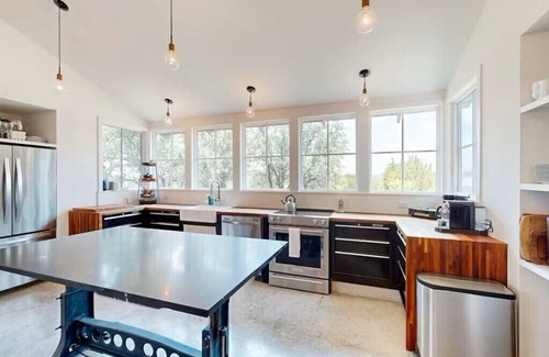 Spicewood House | Hill Country Retreat with Rolling Hill Views, Fabulous Pool, Hot Tub & BBQ Area