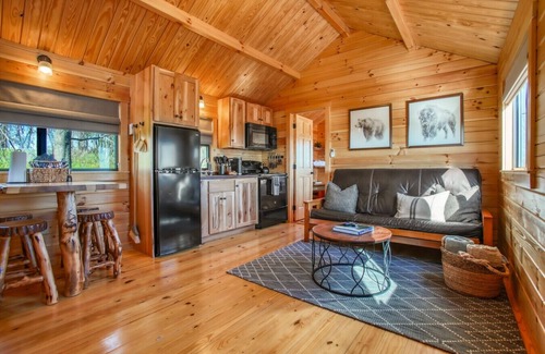 Brookville Cabin | Hillside Hideaway | Hot Tub, Cozy Cabin, Beautiful Valley Views