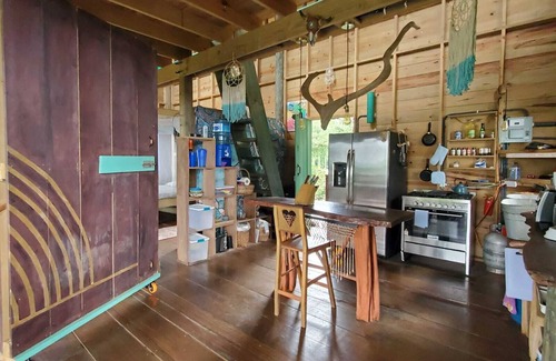 Big Creek Cabin | Hilltop Jungle Cabin with Expansive Ocean Views and Steps from The Beach