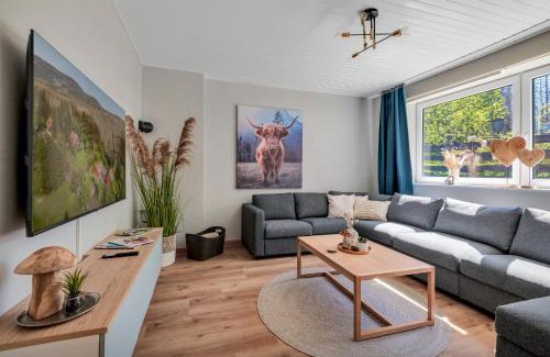 Altenau House | HIRSCH Hänsel Ferienhaus Garten mit Bergblick - Grill -Wald