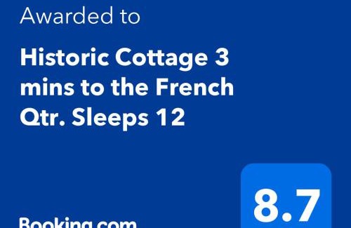 Mid-City House | Historic Cottage 3 mins to the French Qtr. Sleeps 12