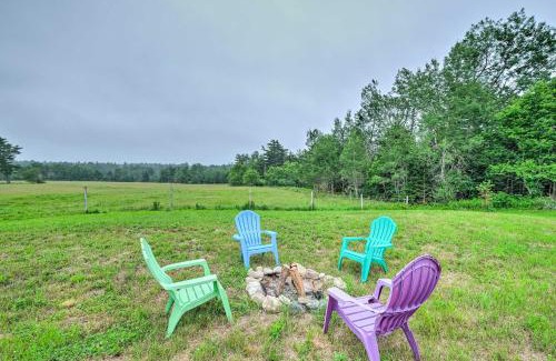 Cherryfield House | Historic Cottage on Horse Farm FirePit and BBQ
