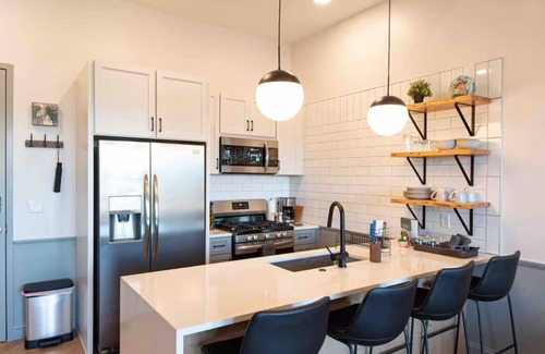 Central City Apartment | Historic Morris Ave- Private Balcony & City Views!
