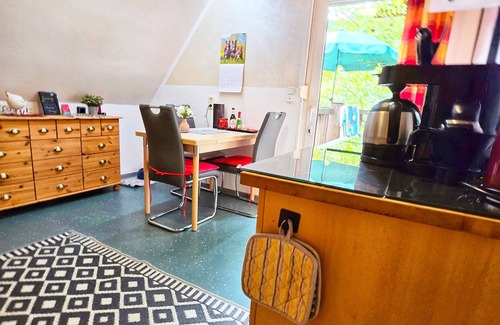 Berlar Apartment | Holiday Apartment Waldblick with Large Balcony, Ground Level (Inside and Out) and Unique View