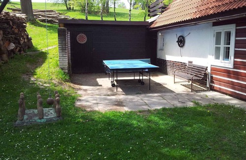 Vichova nad Jizerou House | Holiday home with fireplace and terrace