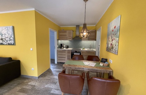 Wunsdorf House | Holiday Home 'Eichhörnchen' with Private Terrace, Private Garden and Wi-Fi