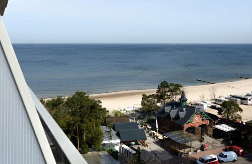 Miedzyzdroje Apartment | Holiday Home SLAVIA NEW 600 z balkonem przy plaży