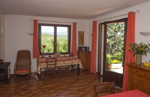 Prades-sur-Vernazobre Villa | Holiday paradise with safe, heated swimming pool (April-Nov.) Panoramic views!