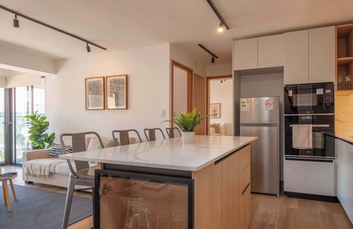 El Golf Apartment | HOM | Cerca al Mall CostaneraCenter 5PAX LasCondes