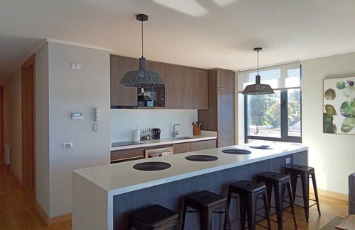 Puerto Varas Apartment | HOM I Depto Familiar 3D2B Terraza, piscina, Parking