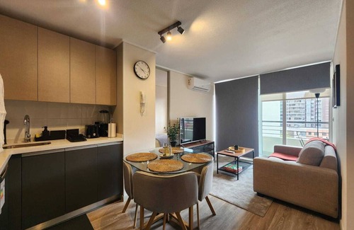 Downtown Santiago Apartment | HOM | Nuevo y Moderno Depto 2D2B 3PAX Santiago