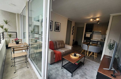 Downtown Santiago Apartment | HOM | Nuevo y Moderno Depto 2D2B 3PAX Santiago