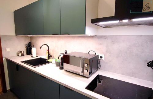 Pasing - Obermenzing Apartment | HOMELY STAY Serenity Greens - Stylisch Studio-Apartment with kitchen - 15 min from Oktoberfest -pet friendly