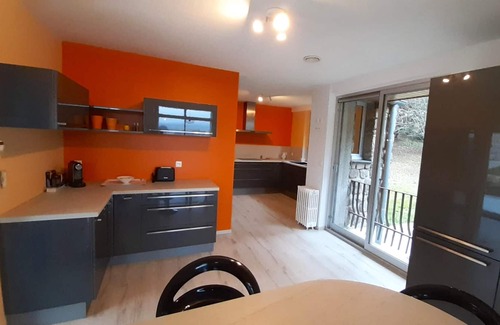 Langogne House | Homerez - Big house for 9 ppl. with garden, terrace and balcony at Langogne