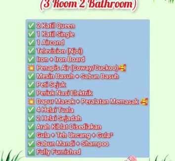 Kampung Ladang Tok Pelam Apartment | Homestay Budget Kuala Terengganu Tulipsia House