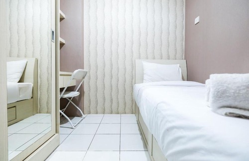 Pancoran Apartment | Homey 2BR Kalibata City Apartment By Travelio
