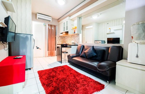 Pancoran Apartment | Homey 2BR Kalibata City Apartment By Travelio