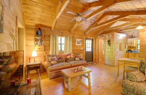 Vein Mountain House | Hot Tub and On-Site Trails Secluded Marion Cabin