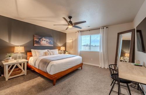 Meridian House | Hot Tub, Fire Pit & Games Cozy Nights Await