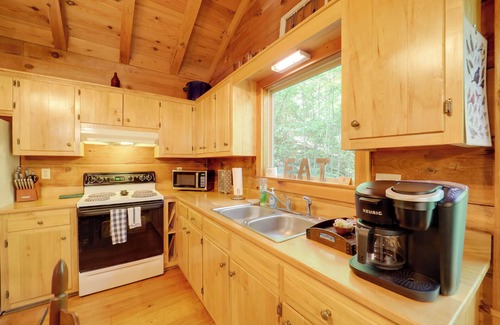 Vein Mountain Cabin | Hot Tub & Trail Access: Relaxing Marion Cabin