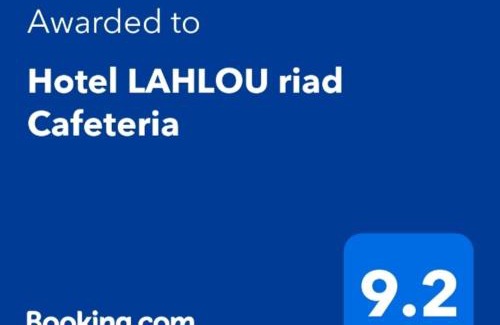 Oujda Hotel | Hotel LAHLOU riad Cafeteria