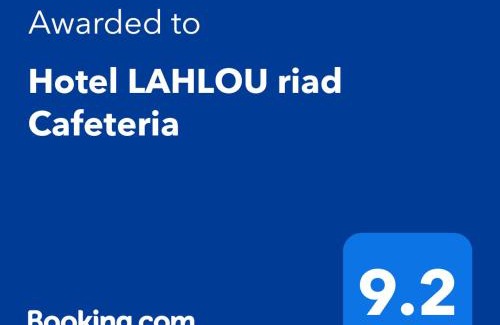 Oujda Hotel | Hotel LAHLOU riad Cafeteria