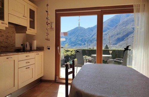 Aurigeno House | House by the waterfall with stunning view, surrounded by vineyards: A hidden gem