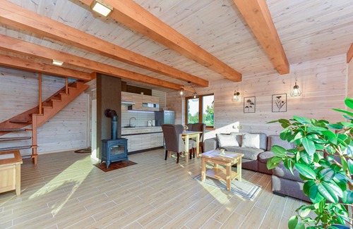 Anyksciai House | House for 2 person or family 2+1 Common area, kitchen, shower, WC, sleeping area
