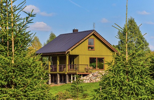 Anyksciai House | House for 2 person or family 2+1 Common area, kitchen, shower, WC, sleeping area