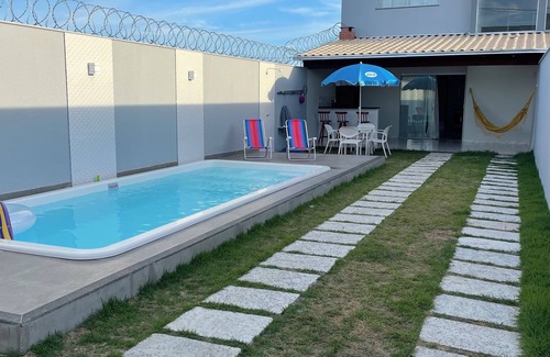 Mariricu House | House just a few meters from Praia do Bosque with a beautiful pool and barbecue area